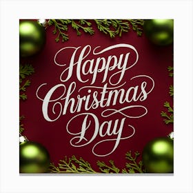 Happy Christmas Day 7 Canvas Print