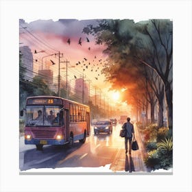 Street Canvas Print