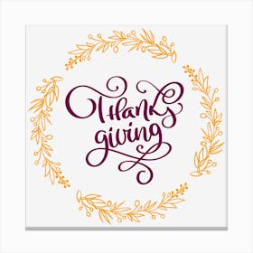 Thanksgiving Canvas Print