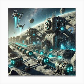 Resource Harvesting Units Canvas Print