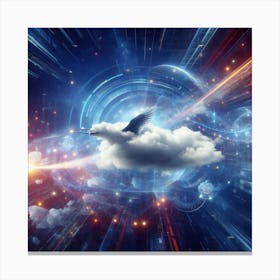 Cloud And Space Canvas Print