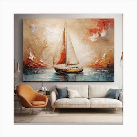 Yacht 2 Canvas Print