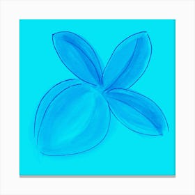 Lemon Blue Bright 2 Canvas Print