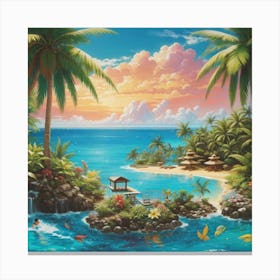 Tropical Paradise Canvas Print