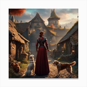 Walt Disney'S Beauty And The Beast Canvas Print