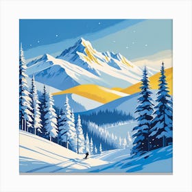 Winter Landscape Canvas Print