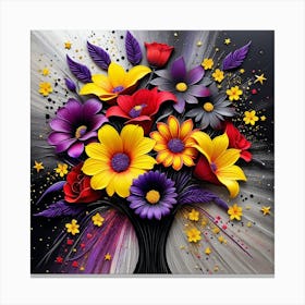 Tree Of Flowers Canvas Print