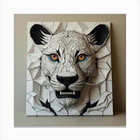 Lion 3d Canvas Print