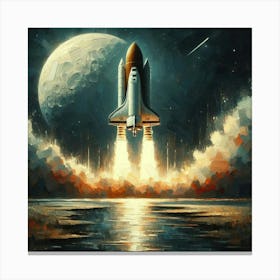 Space Shuttle Launch 2 Canvas Print