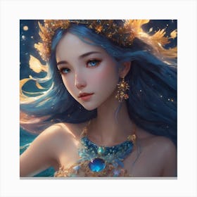 Mermaid Canvas Print