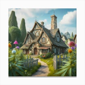 Fairytale House 2 Canvas Print