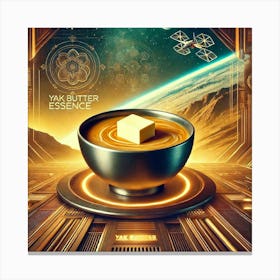 Yak Butter Essence Scifi Canvas Print