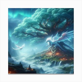 Dragon Tree Canvas Print