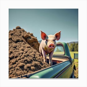 A Truck Load Canvas Print