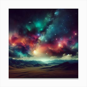 Galaxy Sky Canvas Print