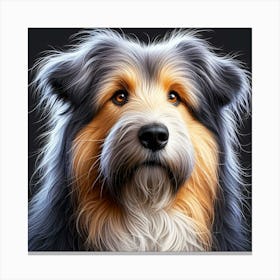 Dog Portrait Canvas Print