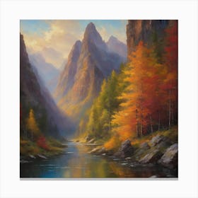 Autumn In The Mountains Canvas Print