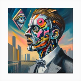 'The Man In The Suit' Canvas Print