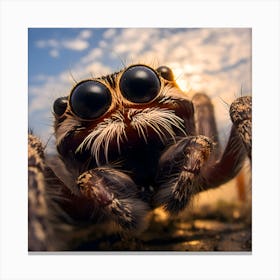 Itsy Bitsy Spider Taking A Selfie Canvas Print