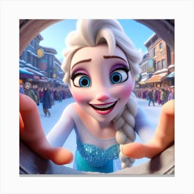 Frozen Elsa 2 Canvas Print