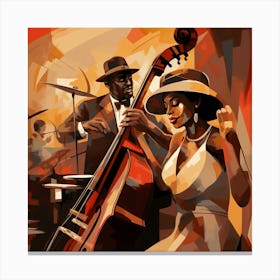 Jazz Musicians 19 Canvas Print