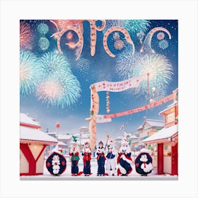 Believe In Yourself Canvas Print