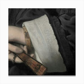 Woman Holding A Sword Canvas Print