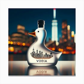 Voda Duck Canvas Print