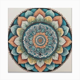 Mandala Art Print 2 Canvas Print