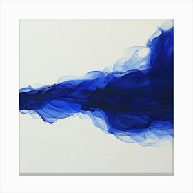 Blue Smoke Canvas Print