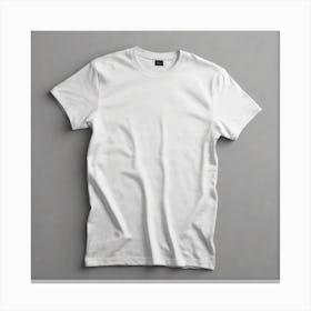 White T - Shirt 8 Canvas Print