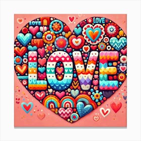 Heart Of Love Canvas Print