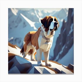 St Bernard 28 Canvas Print