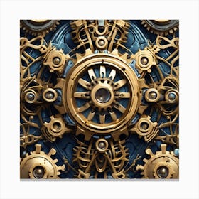 Steampunk Background 4 Canvas Print