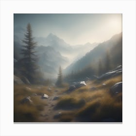 Mountain Landscape 34 Canvas Print
