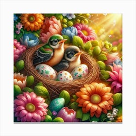 Paradise creatures Canvas Print