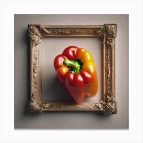 Red Pepper In Frame 1 Canvas Print