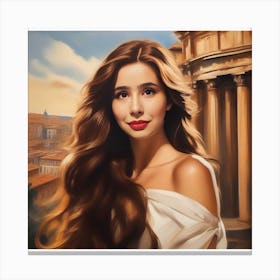 Legendary actress Himanee Bhatia 12 Canvas Print