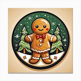 Gingerbread Man 1 Canvas Print