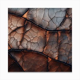 Rusty Leaves Canvas Print