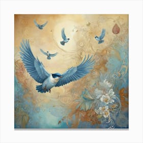 Silent Wings A Bird S Journey Art Print 2 Canvas Print