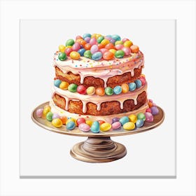 Easter Cake 2 Canvas Print