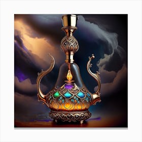 Egyptian Perfume Bottle Canvas Print