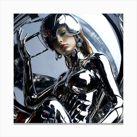 Futuristic Woman 10 Canvas Print