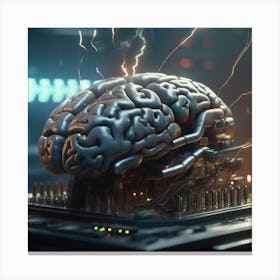 Artificial Brain 38 Canvas Print