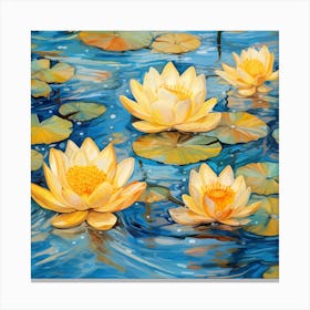 Water Lilies 9 Canvas Print