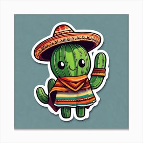 Mexican Cactus 34 Canvas Print