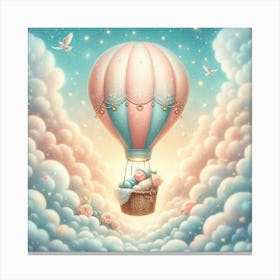 announcing arrival of new born Poster Canvas Print