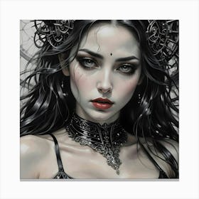 Gothic Beauty 3 Canvas Print