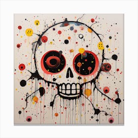 'Sugar Skull' 2 Canvas Print